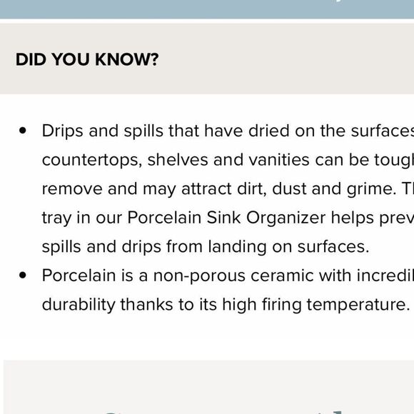 Norwex Porcelain Sink Organizer NWT - Picture 8 of 9